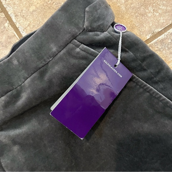 Ralph Lauren Purple Label Mens Grey Velvet Pants- Adjustable- Sz 32x39- NWT - Picture 8 of 16